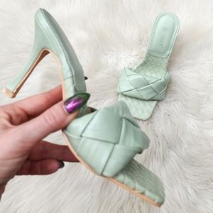 Cape Robbin Wave It Square Toe Mules